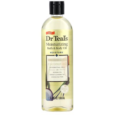 Moisturizing Nourishing Bath & Body Essential Oil, Coconut Oil, 8.8 fl oz (Pack of 2)