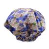 1 Pcs Waterproof Shower Cap for Women,Quanchen Reusable Printed Satin Bathing Shower Caps for Hair Protection (05 Purple Flowers) view 1