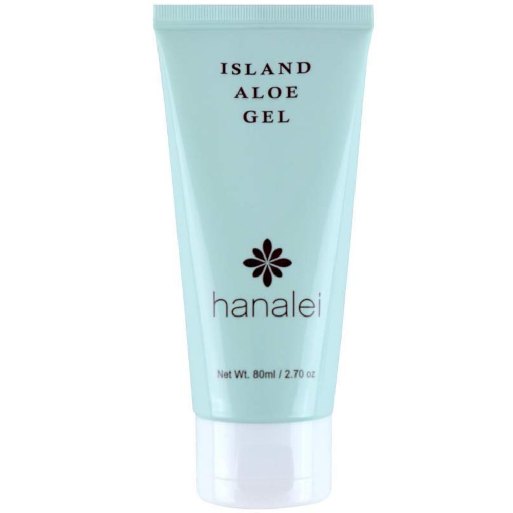 Hanalei Aloe Gel Soothing After-Sun Care & Daily Moisturizer Hydrating, Cooling Aloe Vera Gel for Face & Body Cruelty-Free, Paraben-Free Skincare Natural Moisturizer Travel Size - 2.7 oz