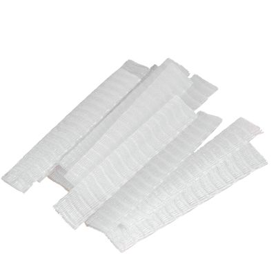 100 Pcs Makeup Brush Protector, Practical Plastic White Packaging Net, Expandable Mesh Sleeve Covers for Protective Keep Cleaner, White
