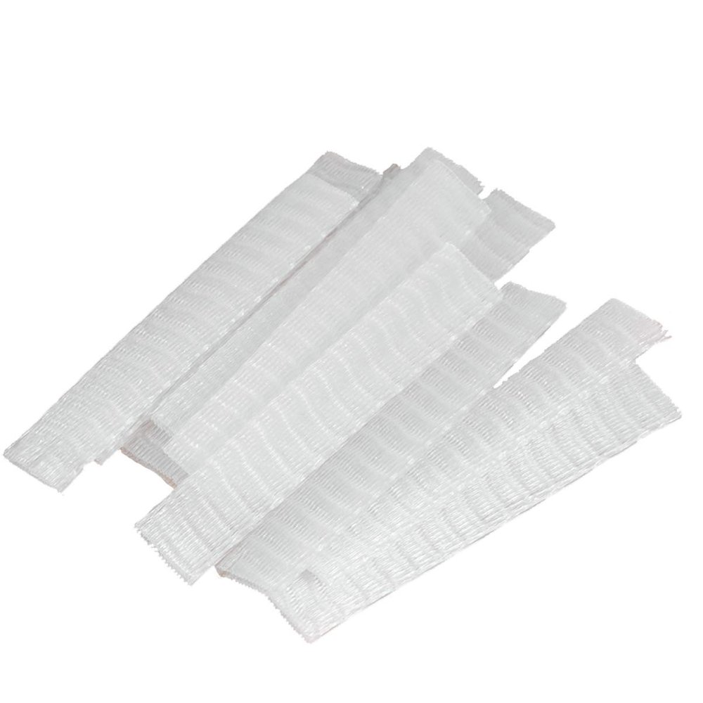 100 Pcs Makeup Brush Protector, Practical Plastic White Packaging Net, Expandable Mesh Sleeve Covers for Protective Keep Cleaner, White
