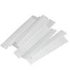 100 Pcs Makeup Brush Protector, Practical Plastic White Packaging Net, Expandable Mesh Sleeve Covers for Protective Keep Cleaner, White view 1