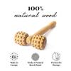tuuli Accessories - T-Shape Massage Roller, Body and Face Roller, Multi-Functional Facial Massager, Helps Ease Muscle Tension and Supports Skin Health, Wooden Roller Massager Tool view 4