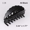 Magik 6~12 Pack Women Plastic Large Hair Claws Hair Clips Jumbo Various Styles Tortoise (12 Pack, 11 All Black) view 2