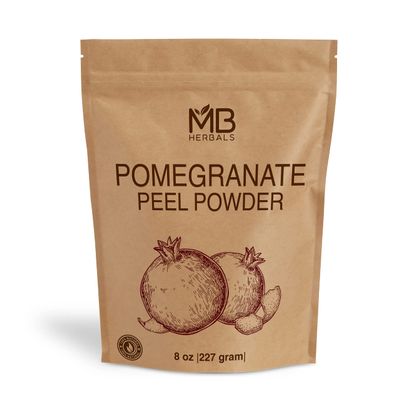 MB Herbals Pomegranate Peel Powder 8 oz / 227 Gram / 0.5 lb | For Face Packs | For External Use Only