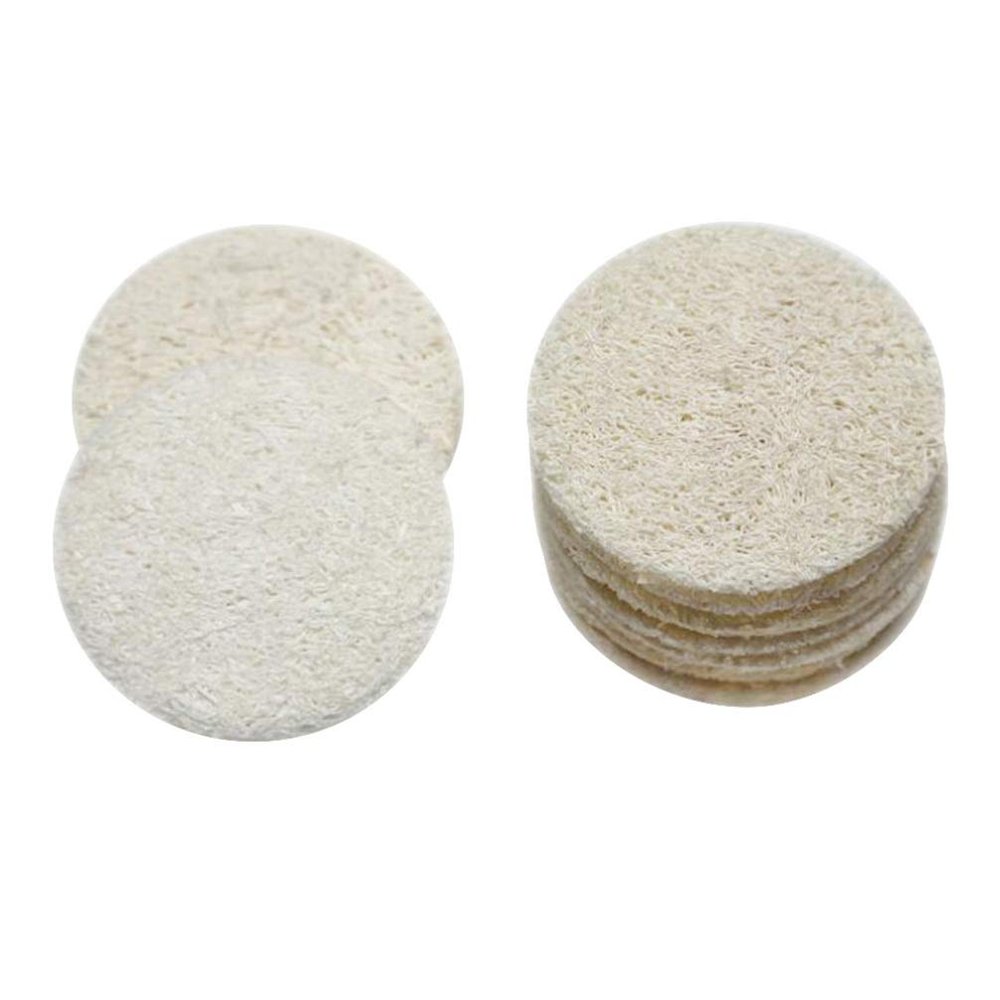 18pcs Loofah Pad Sponge Pad Sponge Scrubber Natural Sponges Loofah Cleaning Pad Loofah Dish Sponge Natural Loofah Sponge Mini Fridge for Car Scrubber Sponges Face Cleaning Tablet