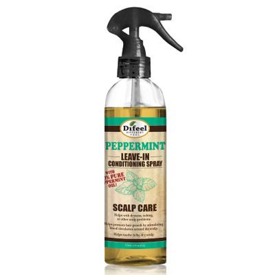 Difeel Scalp Care Leave in Conditioning Spray with 100% Pure Peppermint Oil 6 ounce