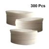 300pcs Nonwoven Makeup Remover Pads Facial and Skin Care Wash Cloth Pads Round Makeup Remover Reusable Cotton Rounds,Cotton Rounds,Cotton Pads,Cotton Pads for face White (7.5cm) view 2