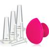 BBTO Silicone Facial Cupping Set, Vacuum Massage Cup Kit for Body, Face, Neck, Back, and Eye, 6 Cups and Exfoliating Brush view 1