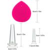 BBTO Silicone Facial Cupping Set, Vacuum Massage Cup Kit for Body, Face, Neck, Back, and Eye, 6 Cups and Exfoliating Brush view 2
