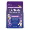 Dr Teal's Pure Epsom Salt Soak, Sleep Blend with Melatonin, Lavender & Chamomile Essential Oils, 3 lbs view 1