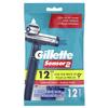 Gillette Sensor2 Men's Disposable Razors, 12Count view 1