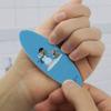 Robin and Riddler Snowball Fight Double-Sided Oval Nail File Emery Board view 2