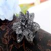 3PCS Women's Vintage Chic Metal Crystal Hair Claw Jaw Clips Rhinestone Hair Catch Hair Pins Barrettes Value Pack view 3