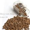 1000Pcs Screw Micro Rings Tube Aluminum Crimp Hair beads micro links 4.0MM for Pre Bonded Human Hair Feather Extensions hair tools (8# Dark Blonde) view 2