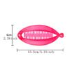 10 Pcs Fashion Resin Banana Clip Hair Clips Large Fishtail Hairpins Combs Rounded Edges Grips Clamp Women Headwear Hair Accessories (Random Color) view 2