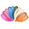 10 Pcs Fashion Resin Banana Clip Hair Clips Large Fishtail Hairpins Combs Rounded Edges Grips Clamp Women Headwear Hair Accessories (Random Color) view 3