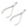 AAProTools 2 Pcs Stainless Steel Cuticle Nipper Cutter Nail Art Clipper view 1
