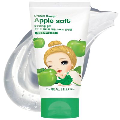 [THE ORCHID SKIN] ORCHID FLOWER APPLE SOFT PEELING GEL 4.1 oz peeling gel for face, face scrub, face exfoliator