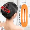 RC ROCHE 6 Pcs Flat Claw Hair Clips for Women Lay Down Barrettes No Crease Side Slide Thick Long Hair Duckbill French Against Head Jaw Claw Styling Clamp, Medium Classic view 3