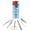 Superman Solitude Stainless Steel Manicure Pedicure Grooming Beauty Care Travel Kit view 1