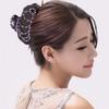 Elegant Large Fancy Rhinestones Hair Claw Clips for Thick Hair Women Crystal Non-Slip Hair Jaw Clip (Violet) view 3