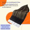 Full Shine Human Hair Tape in Extensions 14 Inch Color 1B/27/1B Black With Blonde Straight Seamless Remy Tape Ins Human Hair Extensions Balayage 20PCS Extensions for Women Real Hair 50g for Party view 3
