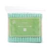 AKOAK 100 Pcs/set Colorful Double Head Spiral Cotton Swabs, Ear Picking Cotton Swabs, Makeup Remover Sanitary Swabs (Green) view 3