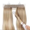 Hair Works ULTRA Hair Extension Holder - Professionally Designed to Securely Hold Extra Wide Wefts including Hand Tied, Beaded, Full Bundles and Halos While You Wash, Color, Style & Store view 1