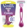 Gillette Venus Simply3 Disposable Razors for Women, 8 Count, Designed for a Close and Comfortable Shave view 1