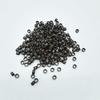 1000Pcs Screw Micro Rings Tube Aluminum Crimp Hair beads micro links 4.0MM for Pre Bonded Human Hair Feather Extensions hair tools (3# Dark Brown) view 1