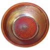 Rainbow Fire Treated Copper Foot Rub Pedicure Bowl view 4