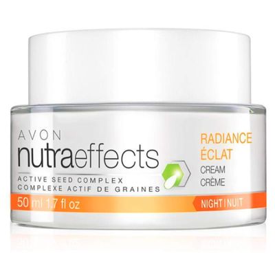 Avon nutraeffects active seed complex RADIANCE cream Night 1.7 Fl Oz brand new Fresh sold by The Glam Shop