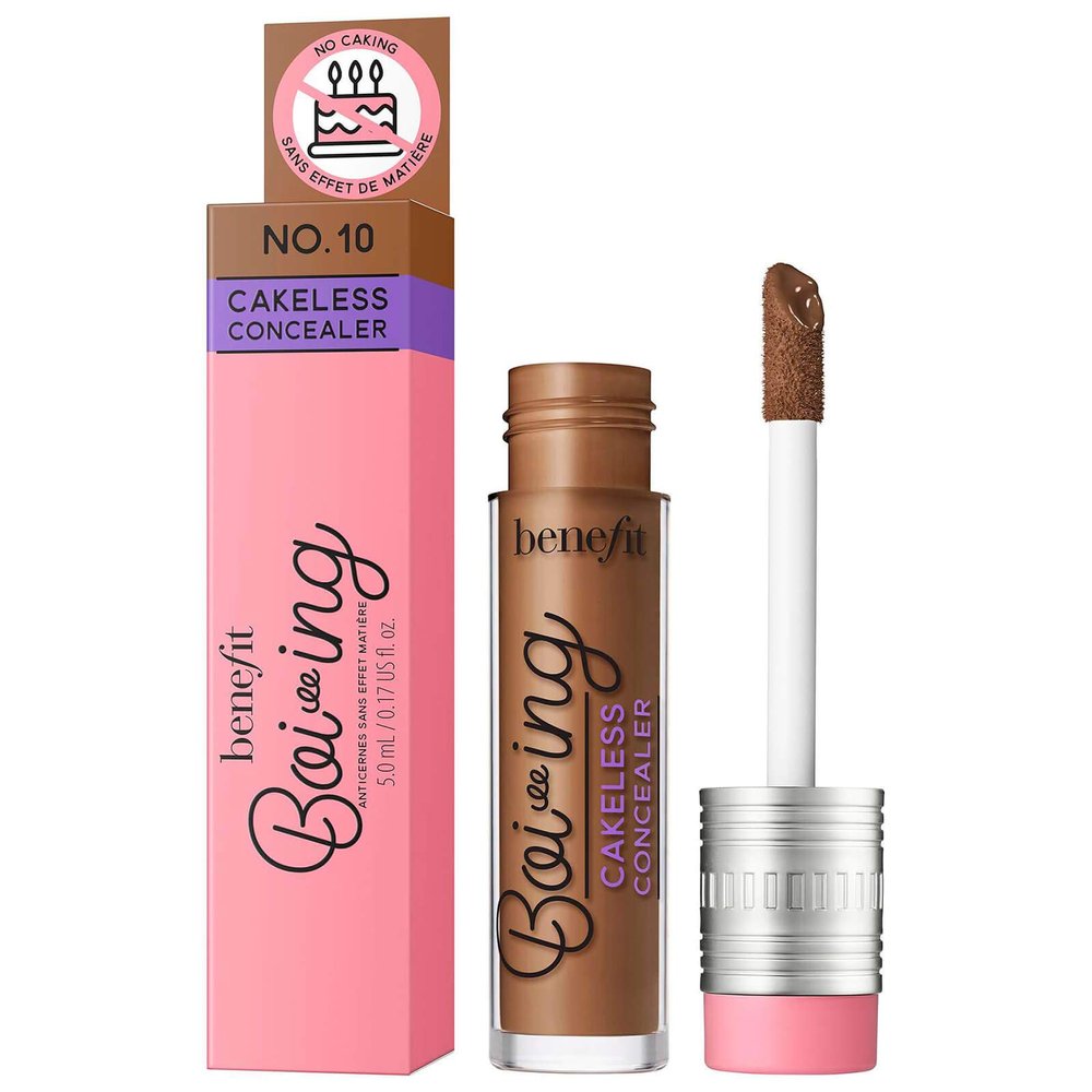 Benefit Cosmetics Boi-ing Cakeless Full Coverage Waterproof Liquid Concealer Shade 10 Right On