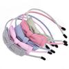 5PCS Cloth Bowknot Hair Band Headband Hair Hoop for Women Sweet Stripe Head Wrap view 1