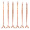 Ranvi Makeup Brush 6 Piece Makeup Foundation Brush Eyeliner Lip Brush (Mermaid Style 2) view 1