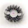 Forawme Alluring 3D Mink Fur False Eyelashes 100% Natural Soft Curl GenuinSiberian Mink Hair Hand-made Luxury Fashion 25mm Fake Lashes Premium Box 2pair/lot (#21) view 1