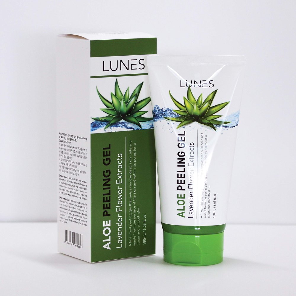 LUNES Aloe Peeling Gel 180ml / 6.08oz