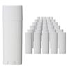 NATUWORLD 12PCS 4.5g Oval Lip Balm Tubes White Plastic Empty Oval Deodorant Containers Lipstick Balm Tubes Containers Lip Gloss Bottle With Caps For DIY Crayon Lipstick view 1