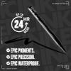 NYX PROFESSIONAL MAKEUP Epic Ink Liner, Waterproof Liquid Eyeliner - Black (Pack Of 2), Vegan Formula view 3
