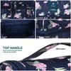lliang Cosmetic Bag Flamingo Cosmetic Bag Women Travel Large Double Layer Storage Toiletry Bag Waterproof Hanging Wash Organizer Makeup Bag view 2