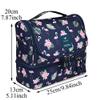 lliang Cosmetic Bag Flamingo Cosmetic Bag Women Travel Large Double Layer Storage Toiletry Bag Waterproof Hanging Wash Organizer Makeup Bag view 4