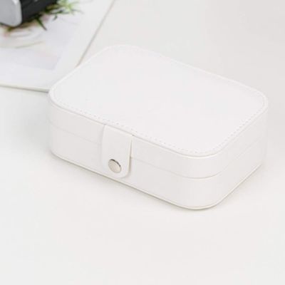 Cosmetic Bag Earring Ring Jewelry Display Case Cosmetic Bags Box Case Organizer Flannel Tray Holder