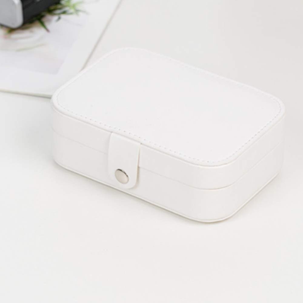 Cosmetic Bag Earring Ring Jewelry Display Case Cosmetic Bags Box Case Organizer Flannel Tray Holder