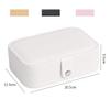 Cosmetic Bag Earring Ring Jewelry Display Case Cosmetic Bags Box Case Organizer Flannel Tray Holder view 3