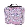 lliang Cosmetic Bag Unicorn Makeup Case Multifunctional Cosmetic Bag Travel Organizer Train Cases With Adjustable Dividers view 2