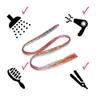 47" Holographic Hair Tinsel Kit Shining Silver Professional Sparkle Heat-Resistant Silk Hairpieces, Hair Accessories for Girls, Party Hair, Gifts for Girls (1000 Strands, Shining Silver) view 4