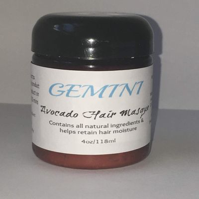 Avocado Hair Masque for Natural Dry Hair (4oz)