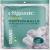 Cliganic Organic Super Jumbo Cotton Balls (100 Count) - Hypoallergenic, Absorbent, Large Size, 100% Pure (Packaging May Vary) view 1