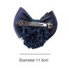 1Pcs Women Rhinestone Satin Bow Barrette Hair Bun Cover Barrettes Net Snood Hairnet Bowknot Decor French Hair Clip Women Girls Hair Accessories view 3